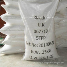 Tripolyphosphate de sodium 94% STPP pour additifs alimentaires / qualité industrielle